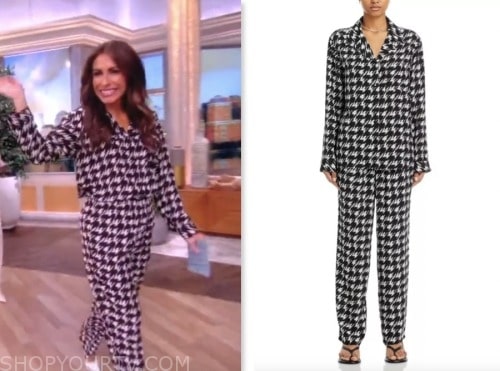 The View: January 2024 Alyssa Farah Griffin's Houndstooth Print Shirt ...