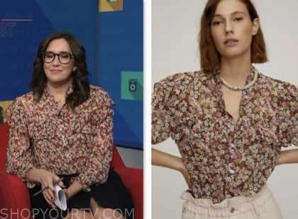 NBC News Daily January 2024 Savannah Sellers S Floral Ruffle Blouse   Screen Shot 2024 01 13 At 6.03.03 AM 420x310 