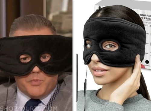 Drew Barrymore Show January 2024 Ross Mathews S Black Sinus Heat Mask   Screen Shot 2024 01 15 At 12.46.34 PM 