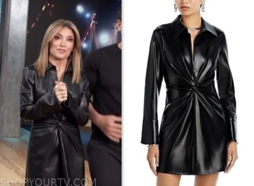 Access Daily: January 2024 Kit Hoover's Black Leather Twist Knot Dress ...