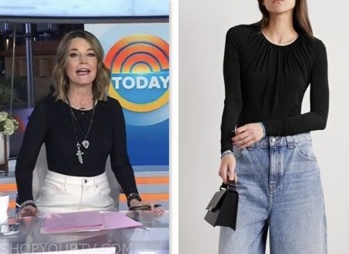 The Today Show January 2024 Savannah Guthrie S Black Contrast Trim   Screen Shot 2024 01 23 At 11.03.12 AM 