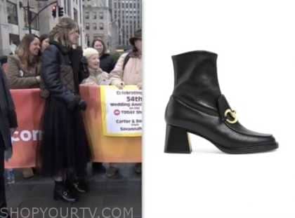 The Today Show: January 2024 Savannah Guthrie's Black Leather Horsebit ...