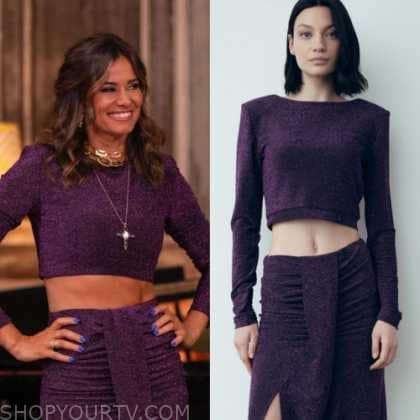 Casados no Paraíso: January 2024 Claudia’s Purple Top | Shop Your TV