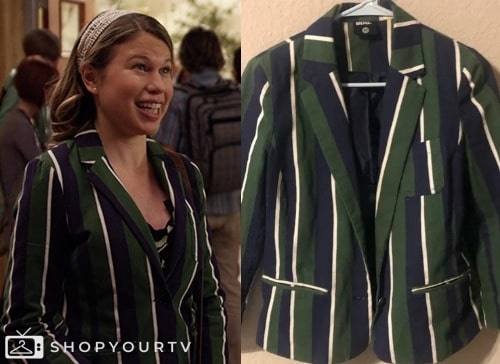 90210: Season 3 Episode 21 Harper's Striped Blazer