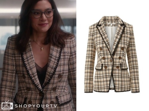 So Help Me Todd: Season 2 Episode 1 Susan's Tweed Jacket | Shop Your TV