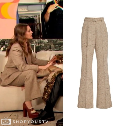 Drew Barrymore Show February 2024 Drew Barrymore S Wool Pants Shop   Drew2 5 