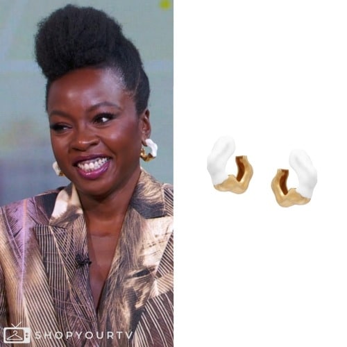 Good Morning America February 2024 Danai Gurira’s Earrings Shop Your TV