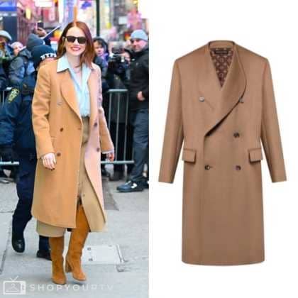 Good Morning America: January 2024 Emma Stone’s Coat | Shop Your TV