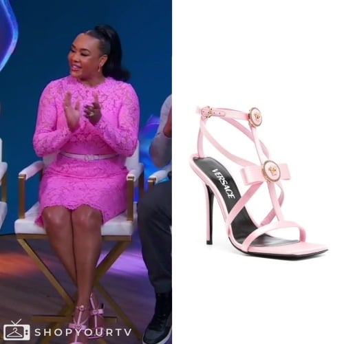 Good Morning America: February 2024 Vivica A. Fox’s Pink Ribbon Sandals ...