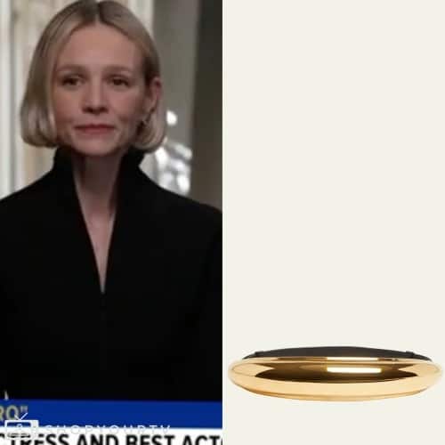 Good Morning America February 2024 Carey Mulligan’s Gold Belt Shop