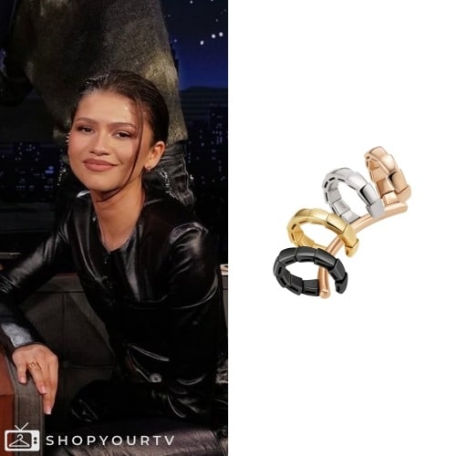 Jimmy Kimmel Live February 2024 Zendaya’s Earrings Shop Your TV