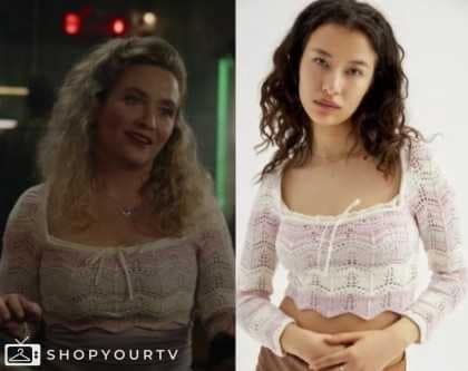 Resident Alien: Season 3 Episode 3 Judy's Eyelet Crop Top | Shop Your TV