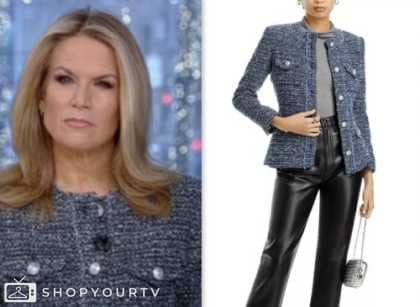 The Story: February 2024 Martha MacCallum's Blue Tweed Jacket | Shop ...