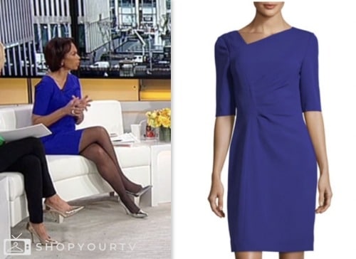 Outnumbered: September 2023 Harris Faulkner's Red Ruffle Detail Dress ...