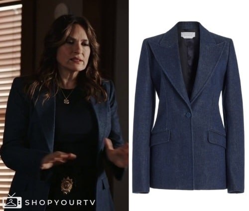 Law and Order SVU: Season 25 Episode 3 Olivia's Navy Blue Blazer | Shop ...