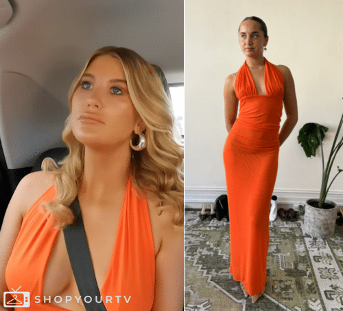 Married at First Sight: Season 11 Episode 16 Lauren's Orange Halter Dress