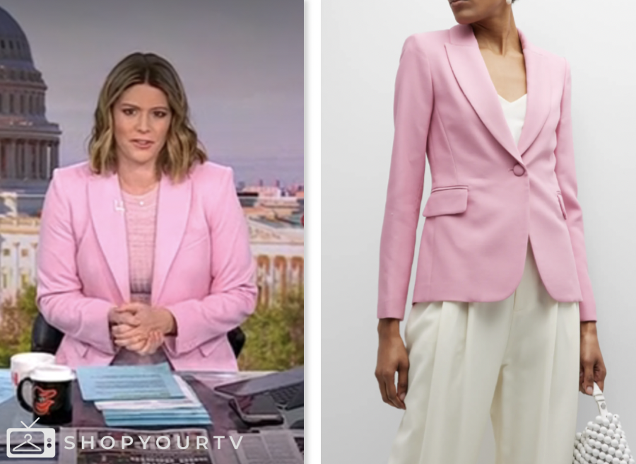 CNN This Morning March 2024 Kasie Hunt's Pink Blazer Shop Your TV