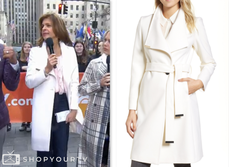 The Today Show March 2024 Hoda Kotb S White Coat Shop Your TV   Screen Shot 2024 03 07 At 8.42.12 AM 768x562 