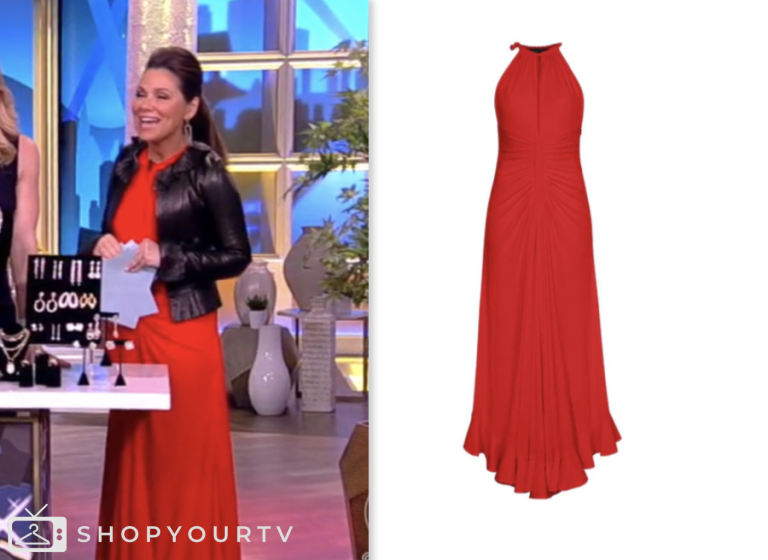 The View: March 2024 Alyssa Farah Griffin's Black and White Contrast Trim  Mini Dress