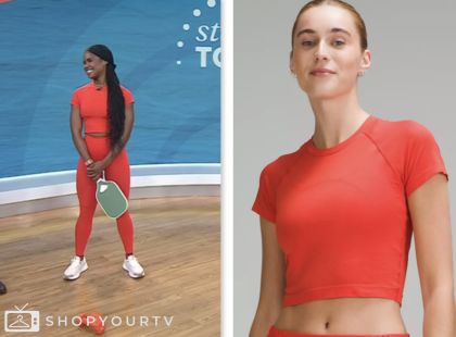 The Today Show: March 2024 Ciara Lucas's Red Cropped Tee