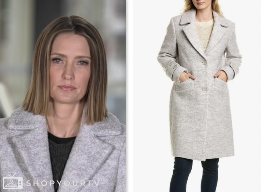 Good Morning America March 2024 Kayna Whitworth's Grey Coat Shop Your TV