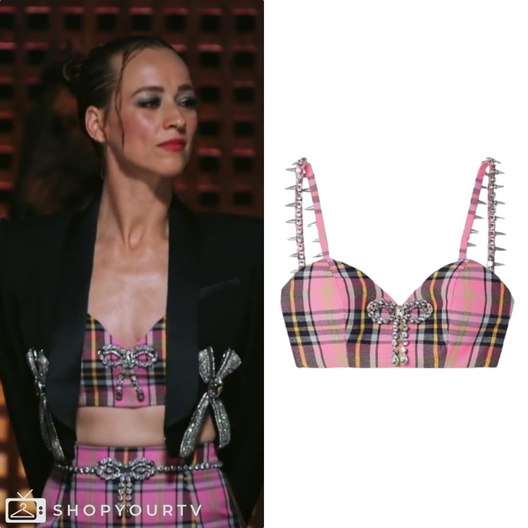 The Traitors Canada: Season 1 Episode 7 Karine's Crystal-Embellished Bra  Top