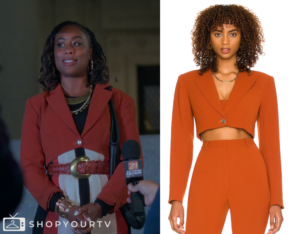 Good Trouble Season 5 Episode 20 Malikas Cropped Jacket Shop Your Tv